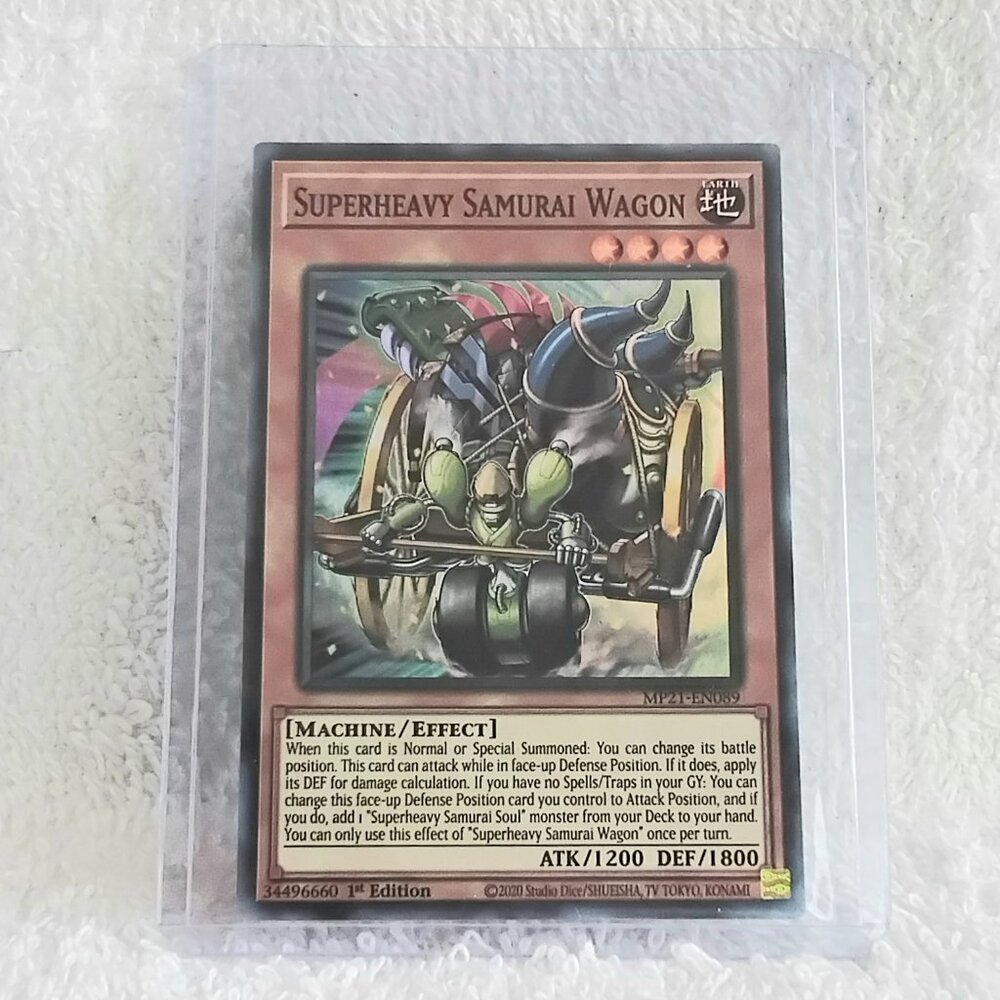 3/$25 Mint 2020 Yu-Gi-Oh! Superheavy... MP21-EN059 SR Holo 1st Edition Card!!
